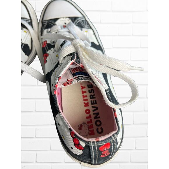 Converse Chuck Taylor All Star OX x Hello Kitty Black 2018 Women's 6 - Picture 13 of 14